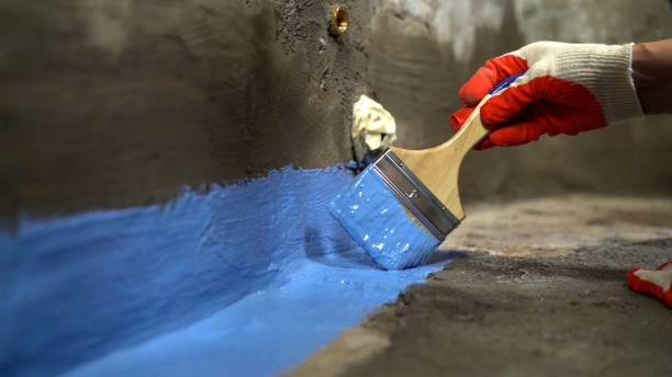 Commercial Emergency Waterproofing project at a Hoffman Estates, IL business property by SJ Waterproofing Pros
